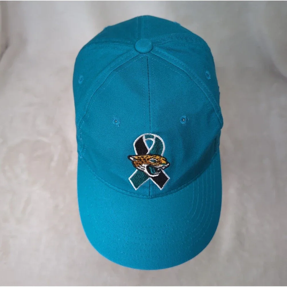 Jacksonville Jaguars Hat Teal Awareness Ribbon Cap Wolfson Childrens Hospital